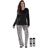 Just Love Ultra-Soft Women’s Pajama Pant Set - Nightgown with Matching Socks