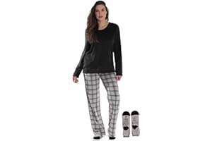 Just Love Ultra-Soft Women’s Pajama Pant Set - Nightgown with Matching Socks