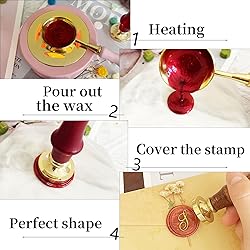 MINGYUESKY Letter S Initial Alphabet Wax Seal Stamp