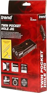 Trend Twin Pocket Hole Jig with HSS Bit, Depth Collar & Screws Set view 5