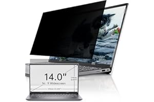 Laptop Privacy Screen 14 Inch, 16:9 Aspect Removable Laptop 14in Privacy Filter, Anti Glare Blue Light Privacy Shield Compatible with Chromebook Hp Envy/Dell/Asus/Acer/Samsung/Lenovo Yoga IPROKKO