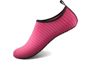 Homitem Water Shoes for Women Men Aqua Socks Swim Beach Pool River Slip-On Barefoot Quick-Dry Vacation Cruise Essentials Accessories for Yoga Kayak Sports