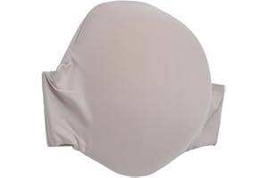 Eujgoov Fake Pregnant Woman Belly Lightweight Silicone Flase Pregnant Bump for Women(M-Color)