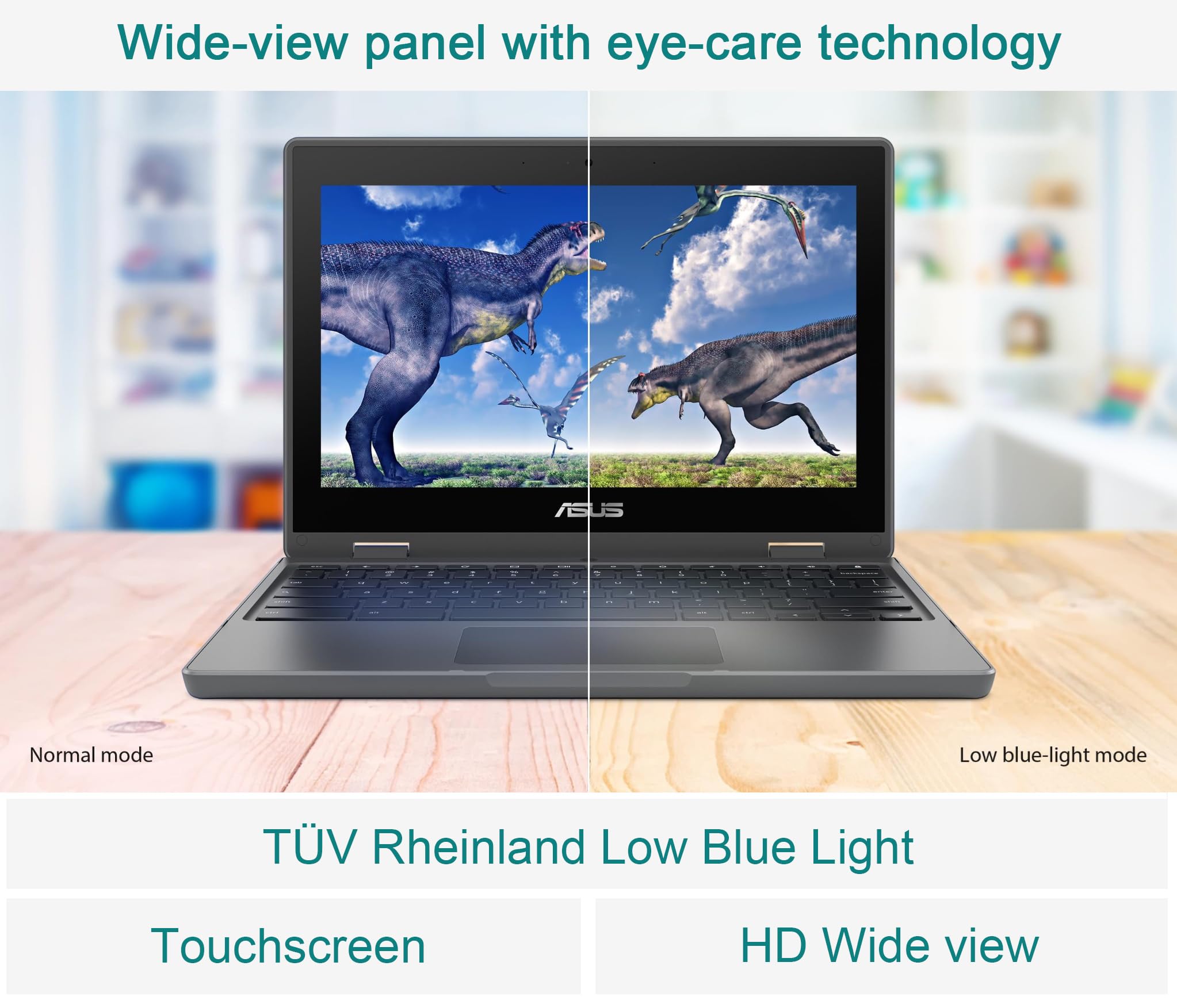 ASUS Chromebook Flip CR1 2-in-1 Laptop (11.6