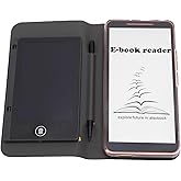 E Reader, 5.7 Inch HD Capacitive E Book Reader with Writing Pad, Support WiFi Bluetooth, Built in Camera and Speaker for Photography Sound Video Playback