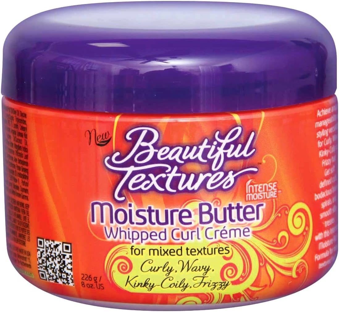 Beautiful Textures Moisture Butter Whipped Curl Creme, 8 oz ( Pack of 2 )