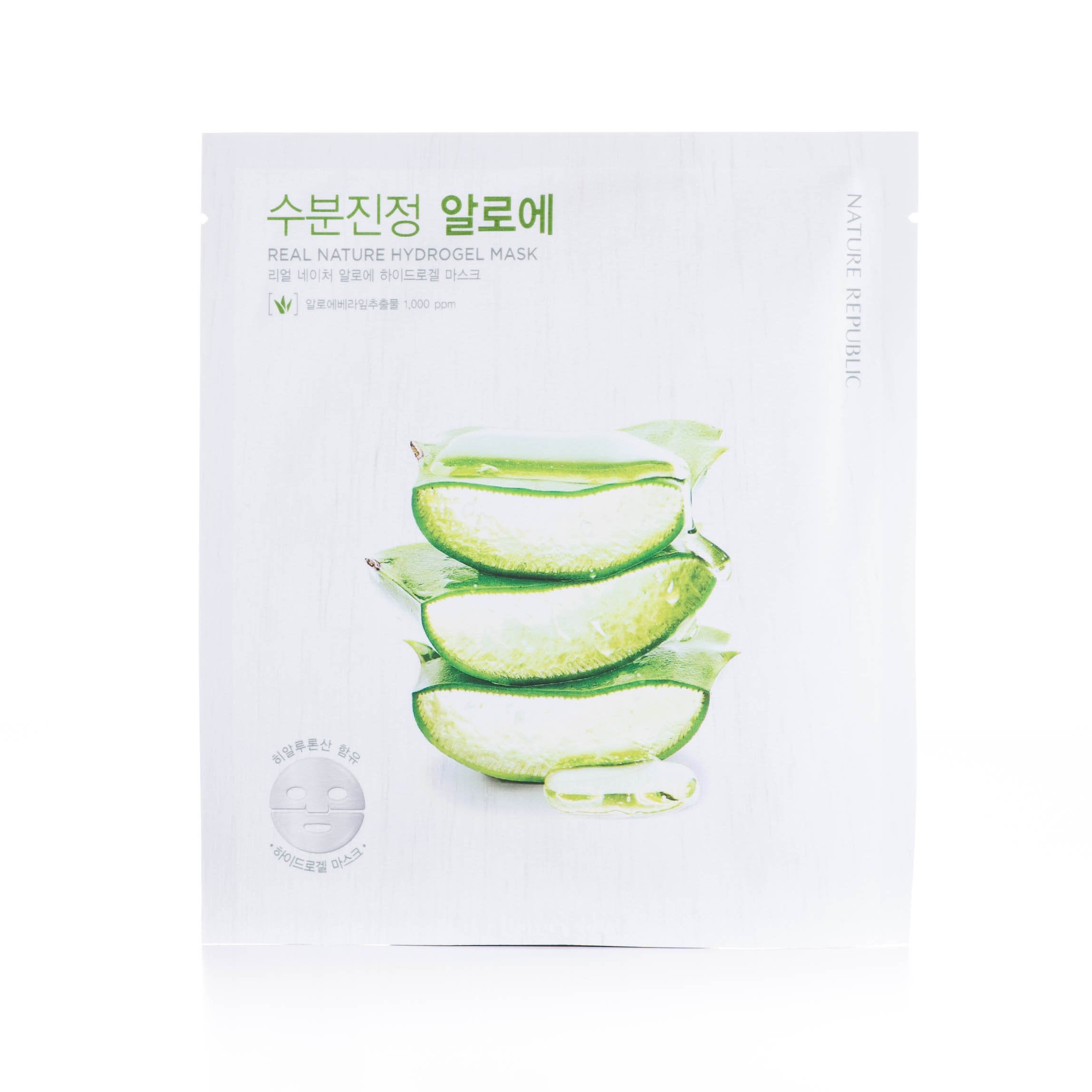 Nature Republic Real Nature Hydrogel Mask Aloe 5 Count Buy Online In Andorra At Andorra Desertcart Com Productid