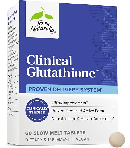 EuroMedica Clinical Glutathione - Cellular Antioxidant Defense - 60 Count