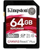 Amazon.com: Kingston Canvas React Plus 128GB SD Card | SDXC UHS-II