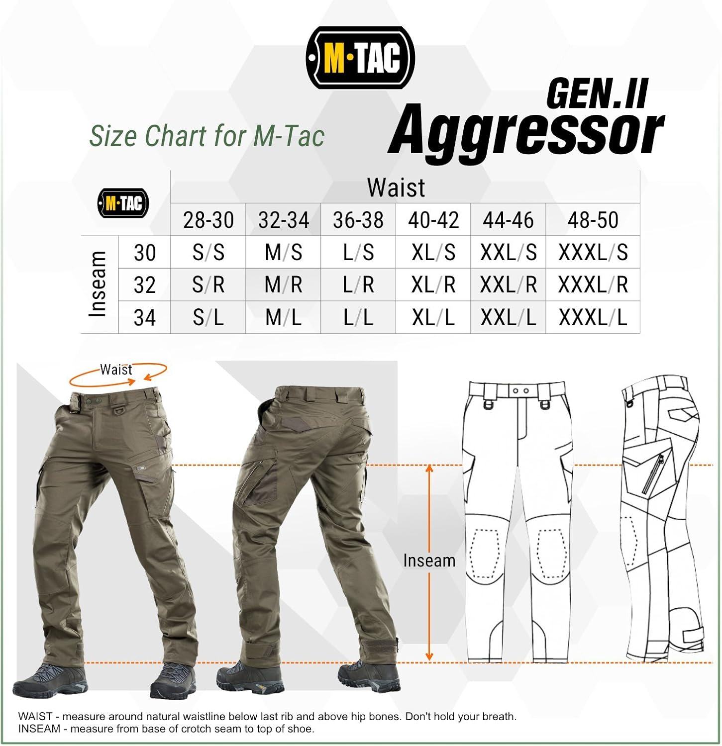 Aggressor Flex - Tactical Pants - Men Cotton with Cargo Pockets at  Men’s Clothing store
