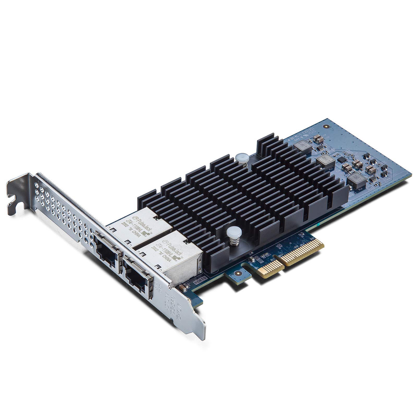 10Gtek 10Gb PCI-E NIC Network Card, Dual Copper RJ45 Port, with Intel X550-AT2 Controller, PCI Express Ethernet LAN Adapter Support Windows Server/Linux/ESX, Compare to Intel X550-T2
