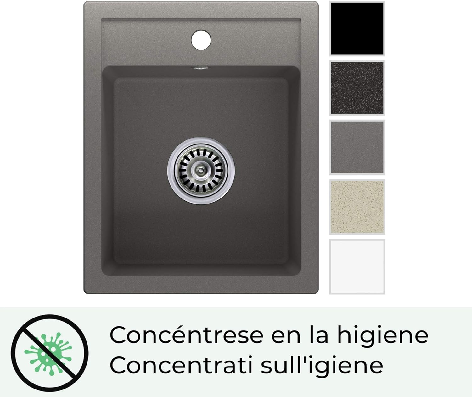 goccia nel lavello della cucina