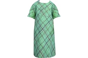 Linteum Textile Supply Premium Green IV Hospital Patient Gown with Telemetry Pocket