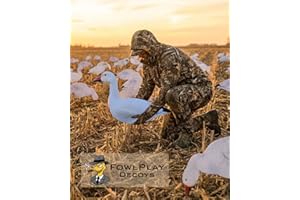 FowlPlay Decoys Snow Goose Silhouette Decoys 12 Pack