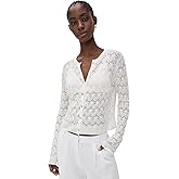 Vince Women's Lace Stitch Cardigan