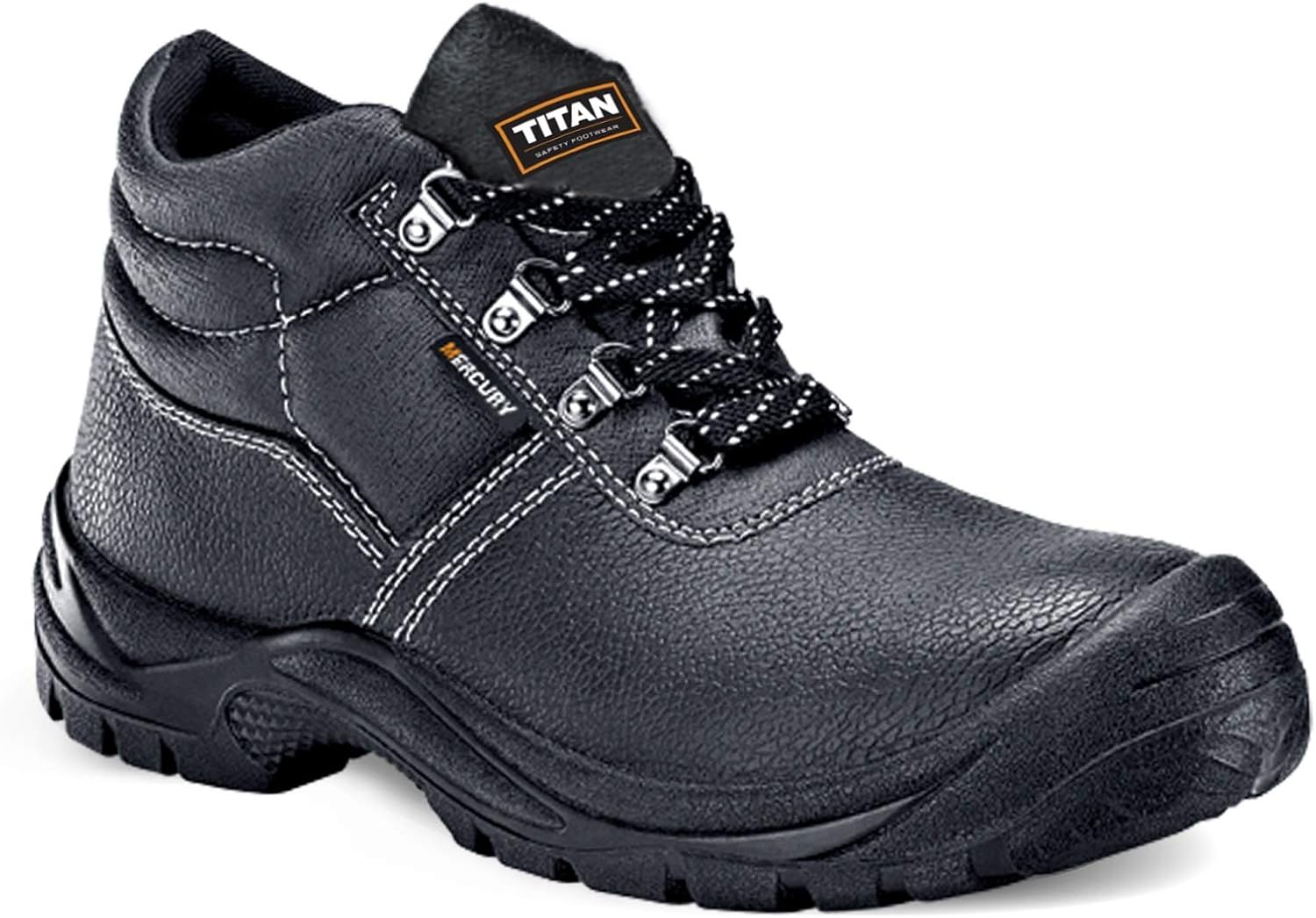 mens black chukka work boots