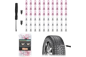 60Pcs Tire Repair Rubber Nail, Tire Repair Nails Kit with 2 Sizes, Fast Self-Service Tires Repair Tools, Suitable for Car Bik