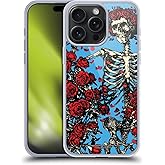 Head Case Designs Officially Licensed Grateful Dead Bertha Skull Roses Trends Gel Case [Military Grade Protection] Compatible with Apple iPhone 15 Pro Max and Compatible with MagSafe