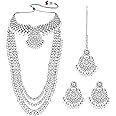 Aheli Indian Wedding Heavy Bridal Traditional Jewellery Set Gift for Women