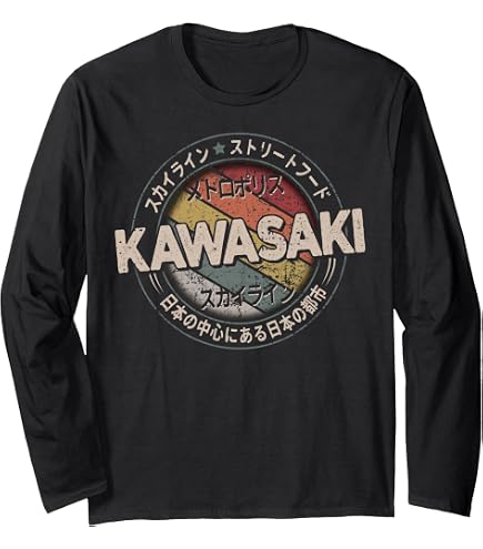 Amazon.com: Kawasaki Japan Long Sleeve T-Shirt : Clothing, Shoes