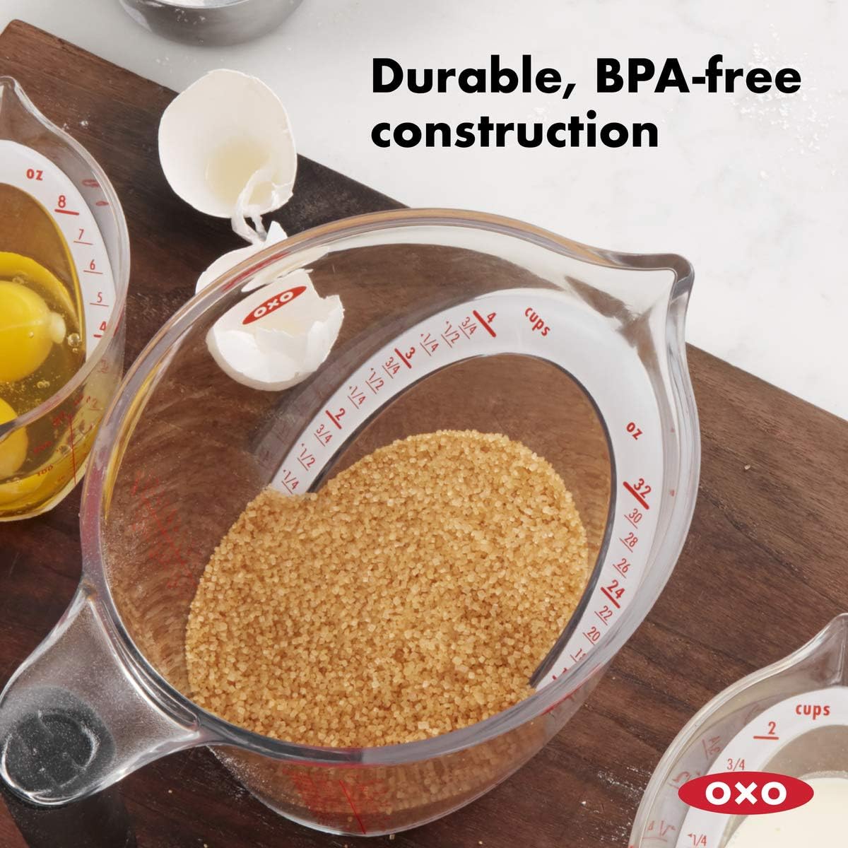 OXO Good Grips 3-Piece Angled Measuring Cup Set: Kitchen & Dining