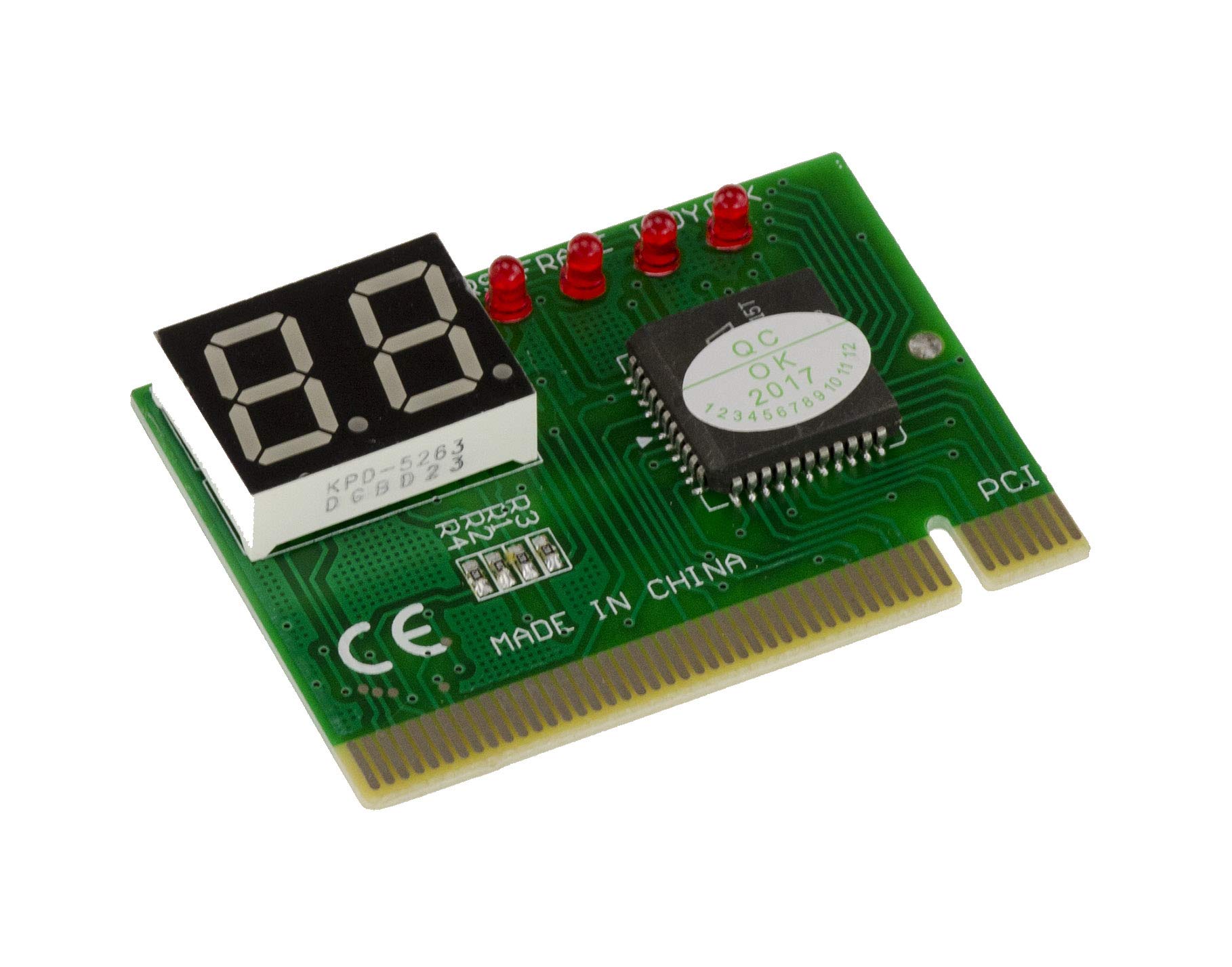 KALEA-INFORMATIQUE Mini internal motherboard tester on PCI port