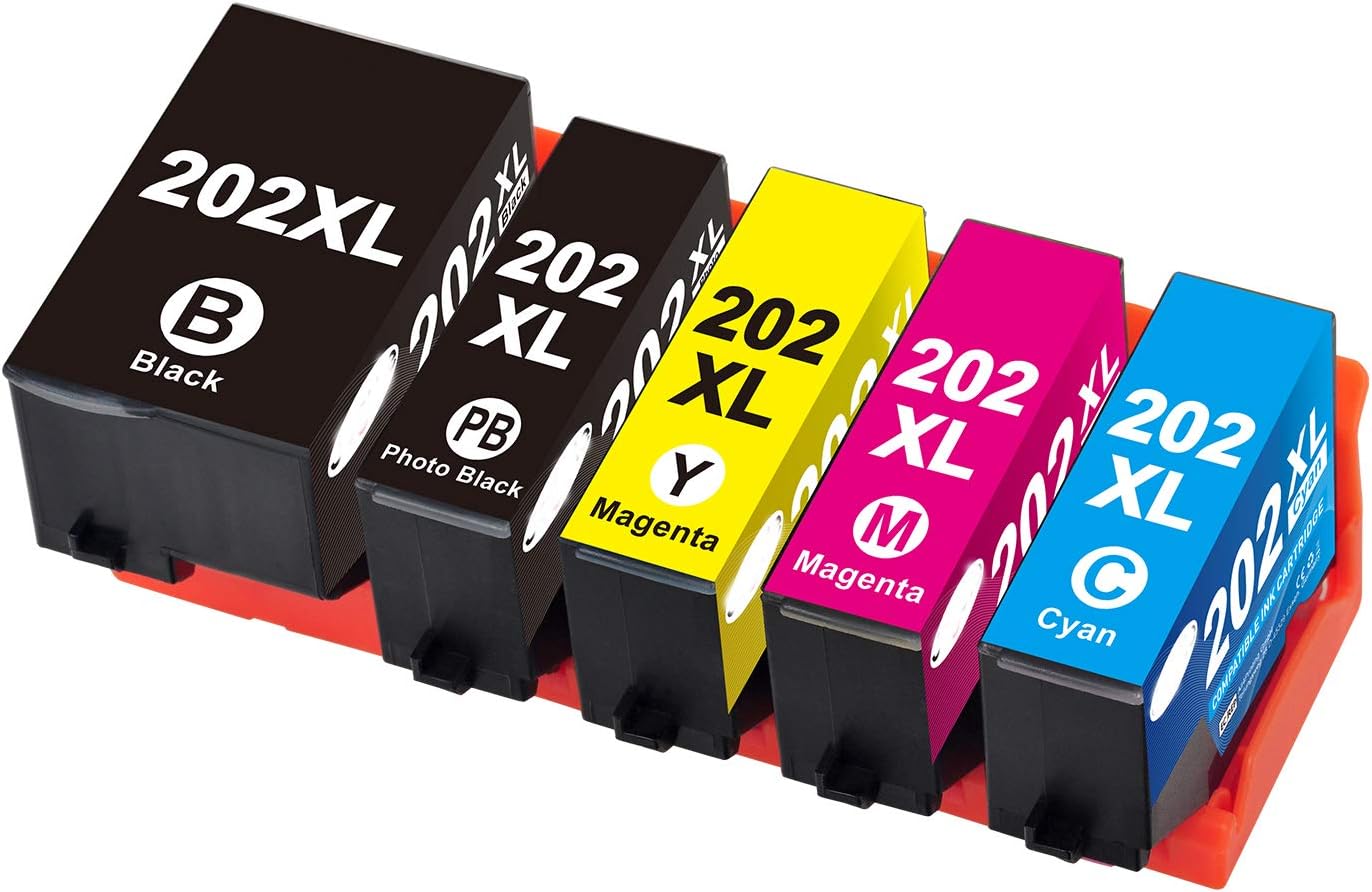 202XL Ink Cartridges for Epson 202 XL Ink Cartridges Compatible with