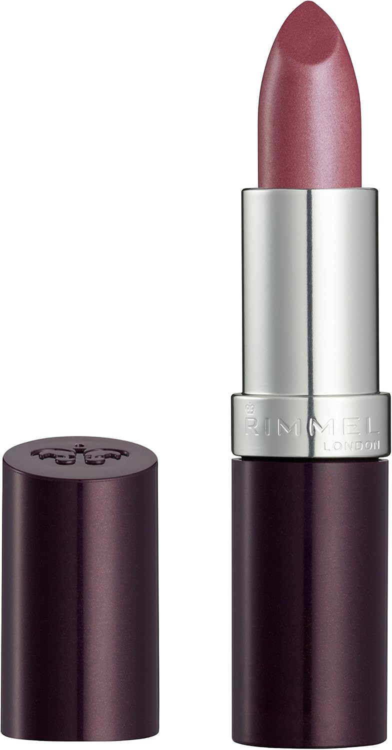 Rimmel Lasting Finish Lipstick 066 Heather Shimmer, Creamy Satin Finish, Long Lasting 8 HR Wear, Comfortable Formula, Rich Pigment
