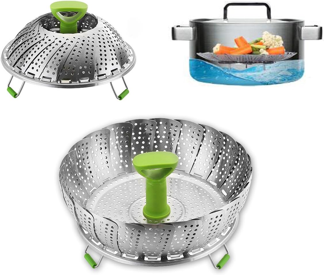 cestino per pentole a vapore vegetale