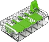 WAGO 221-425 Green Range 5-Wire 4 mm² 5-Pole Lever Splicing Connector