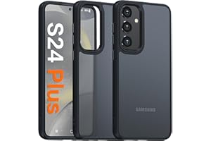 Oneagle for Samsung Galaxy S24+ Plus Case, Galaxy S24+ Plus Case with Translucent Hard Back&Soft Edge,[15FT Military Grade Drop Tested][4 Corner Airbag][Silky Touch] Galaxy S24 Plus Phone Case