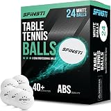 SPINSTI 40+ 3 Star ABS Table Tennis Balls 24 Pack Indoor Ping Pong