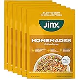 Jinx Chicken Dog Wet Food, Meal or Mix in Dog Toppers for Dry Food, Made with Real Chicken, Bone Broth & Brown Rice, No Fillers, Puppy, Adult, Senior, 9oz, 6 Pack