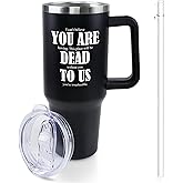 Lumumanber Going Away Gifts for Coworkers Women Men, You Are Dead To Us 40oz Tumbler with Handle and Straw, Coworker Leaving, Farewell Gift - New Job, Goodbye, Good Luck Gifts