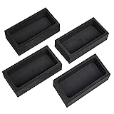 Nelyrho 4 Pieces 1kg Graphite Ingot Molds for