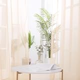 Deconovo Peach Semi Sheer Eyelet Curtains 140x180 cm 2 Pieces view 3