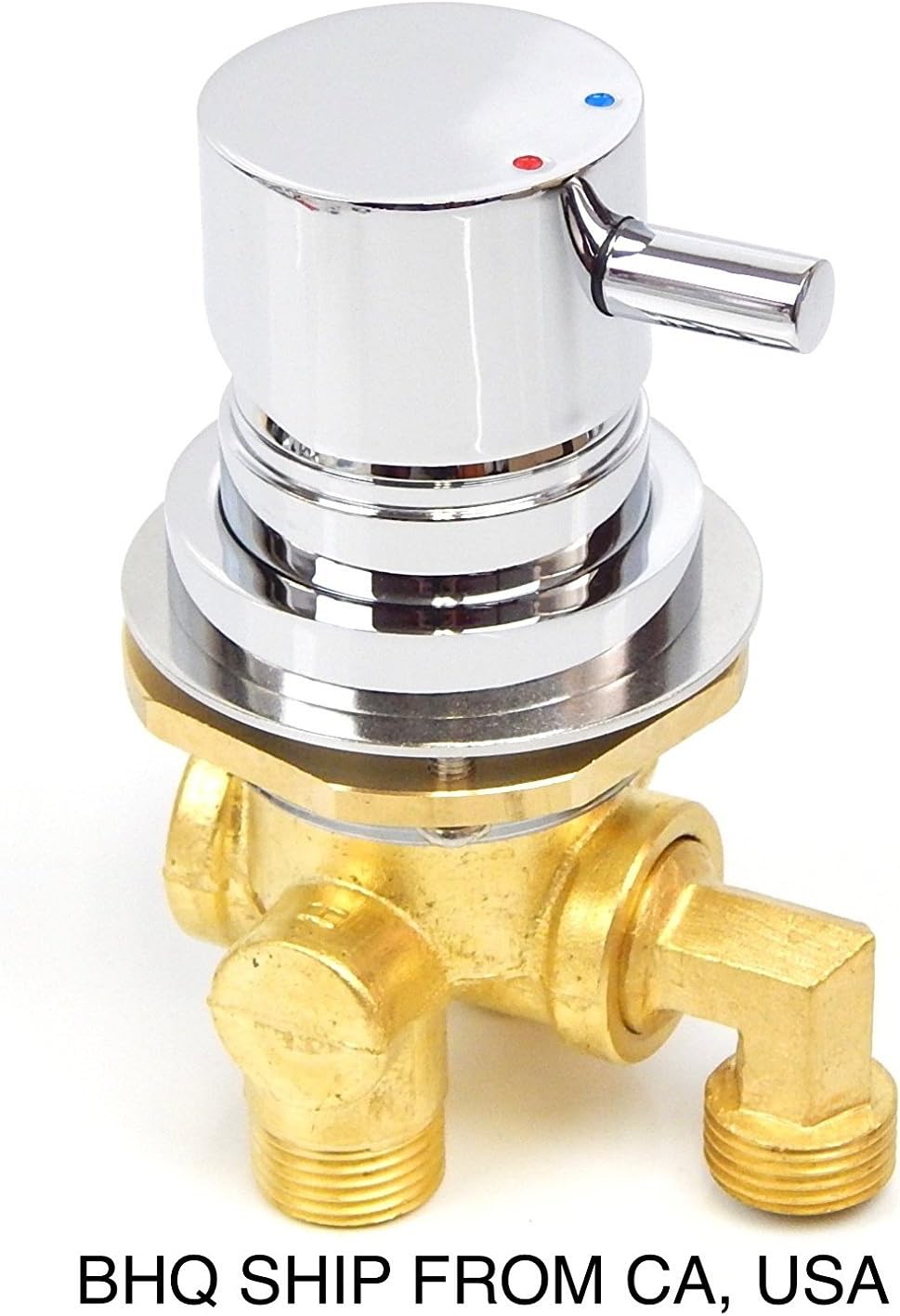 Beauty Headquarters Pedicure SPA Chair Faucet 3 Way HOT and Cold Mixer Valve: Garden & Outdoor