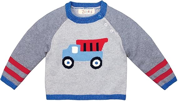 Amazon.com: Hand Knit Truck Sweater: Clothing