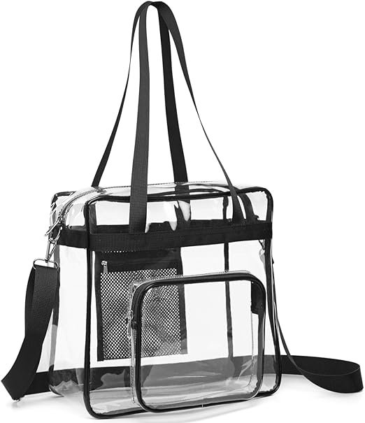 clear 12 x 12 tote bag