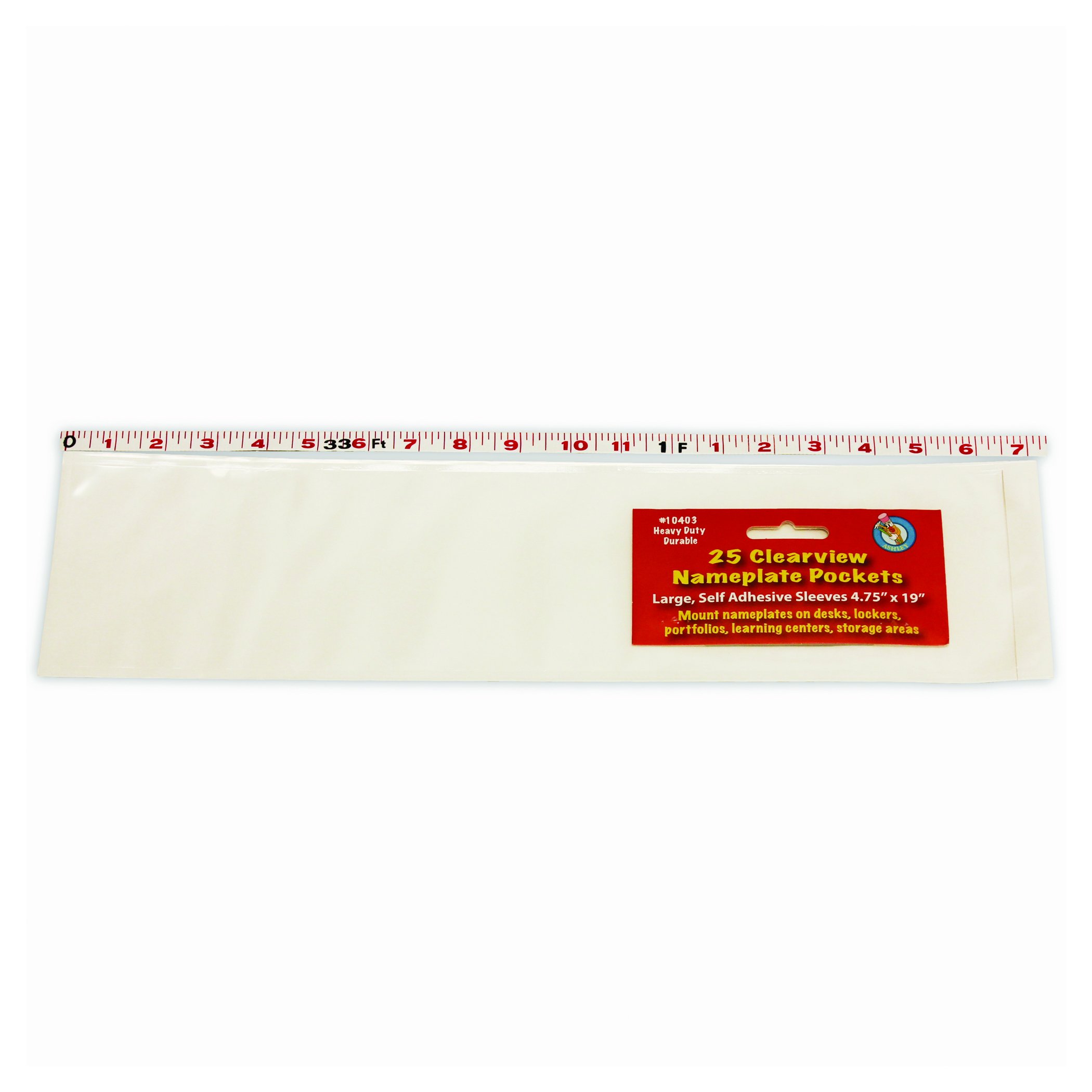 Ashley 10403 Nameplate Pockets Large 25/PK Multi