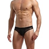 RunHero Men's Thong Underwear - Sheer Mesh T-Back Breathable & No Squeeze Design for Gym & Daily Wear