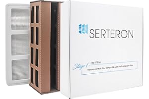 Serteron Replacement Air Filters Bundle for IQAir HealthPro Series Air Purifier, Set of 3 Filters bundle - Compatible with HyperHepa, V5 Cell and PreMax Modules - True HEPA, V5 Cell, Prefilter