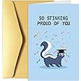 Funny Graduation Card Funny Graduation Congratulations Card - "Miso Proud Of You" Greeting Card For Grads, New Jobs & Achievements Humorous Grad Card