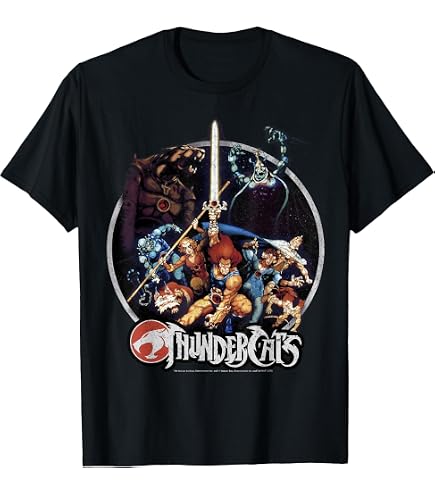 Amazon.com: Thundercat Classic Logo Adult T-Shirt (Small) Black