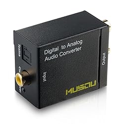 Musou Digital Optical Coax to Analog RCA Audio