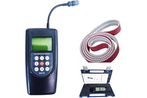 HFBTE Sonic Tension Meter Belt Tension Meter Acoustic Belt Tensionmeter Sonic Belt Tension Meter With Measuring Range 10Hz-680Hz 20 Set Data Storage for Measuring Transmission Belt Vibration Frequency