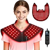 Viconor Red Light Therapy for Neck and Shoulder, Red Light Therapy for Body at Indoor, Pain Relief, 194 LEDs, 660nm & 850nm, 30W High Power