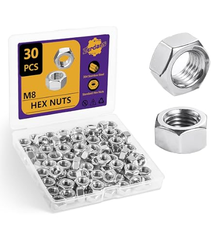 Lot De 4 écrous à Embase Hex M10 En Inox 304 – Résistants Et Durables