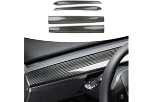 Dash Wrap Door Trim Panel for Tesla Model 3 Model Y Accessories 2020 2021 2022 2023 ABS Carbon Fiber Dashboard Cover Wrap