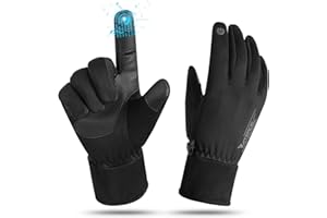 ATERCEL Winter Gloves Men and Women Cold Weather Glove Touchscreen Warm Waterproof Bicycle Gloves Sports Ski Glove